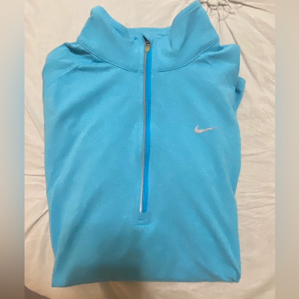 Nike Blue Quarter-Zip Pullover